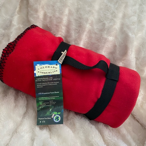 Timberline Other - NWT Colorado Rocky Mountain Fleece Blanket Red